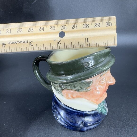 Royal Doulton Captain Cuttle Toby Jug Creamer Fine Porcelain Small Pitcher VTG - Picture 6 of 14